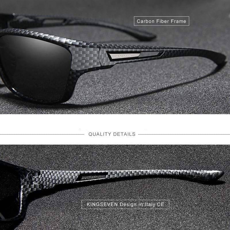 Ultralight polarising sunglasses with UV protection – Marco-Black Grey-The Livary