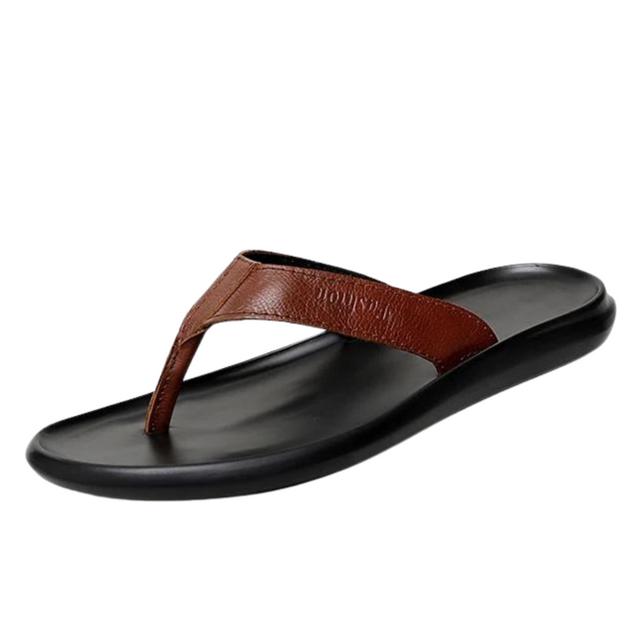 Comfortable & Stylish Men's Outdoor Summer Slippers – Leano-Brown-6-The Livary