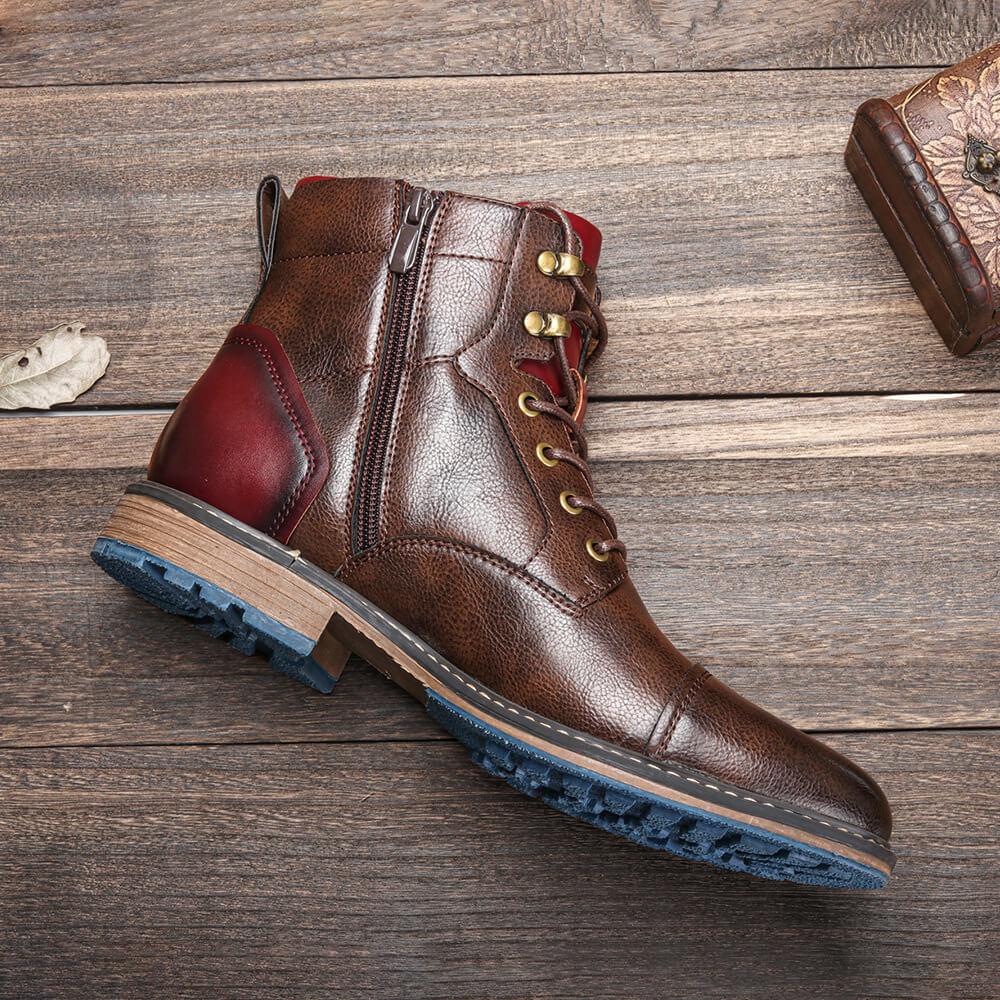 Brown Men's Oxford Boots – Jules-8-The Livary