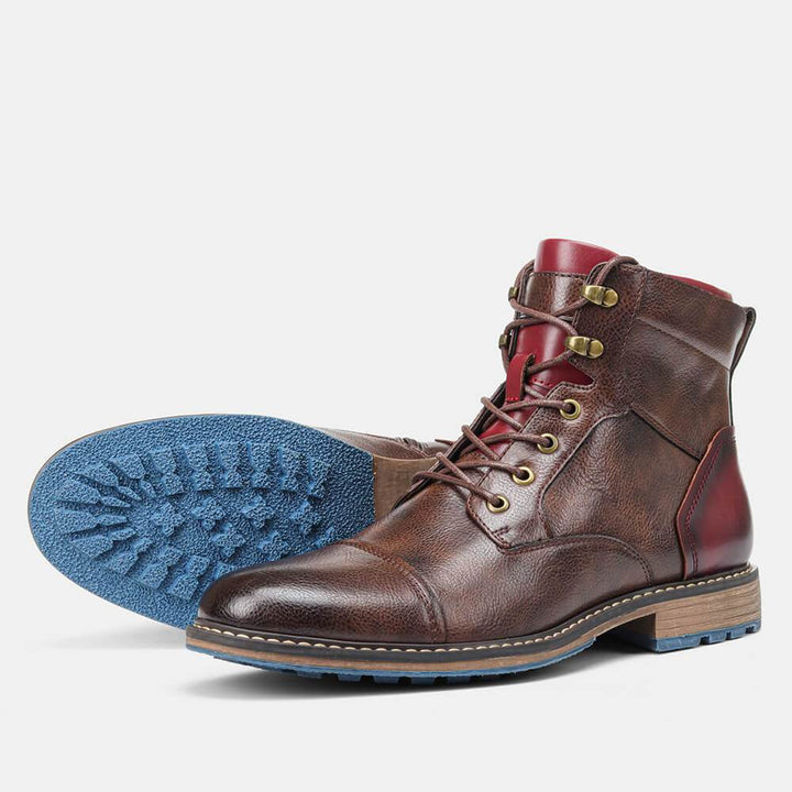 Brown Men's Oxford Boots – Jules-8-The Livary