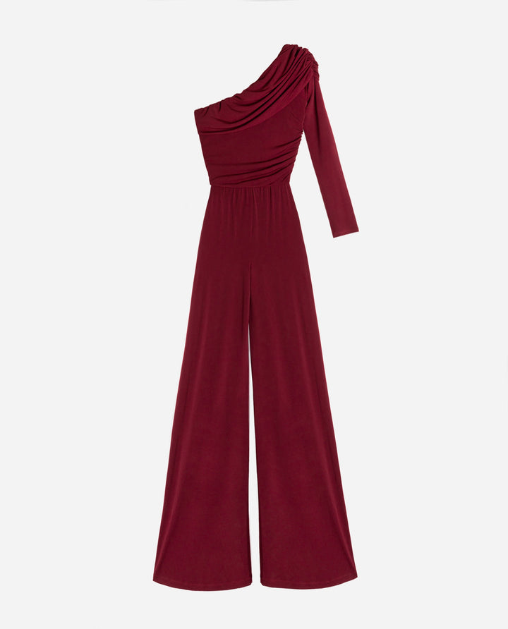 Ladies Jumpsuit with One Shoulder – Alessia-XS-S-The Livary