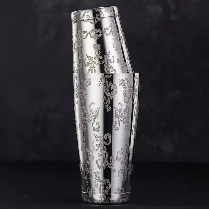 Engraved Cocktail Shaker – Mixaro-Extravaganza-The Livary