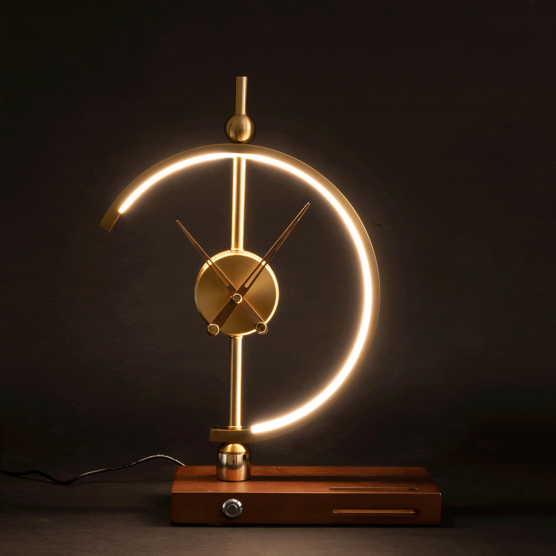 Luxury Rechargeable Lamp Clock - KyotoGlow-The Livary