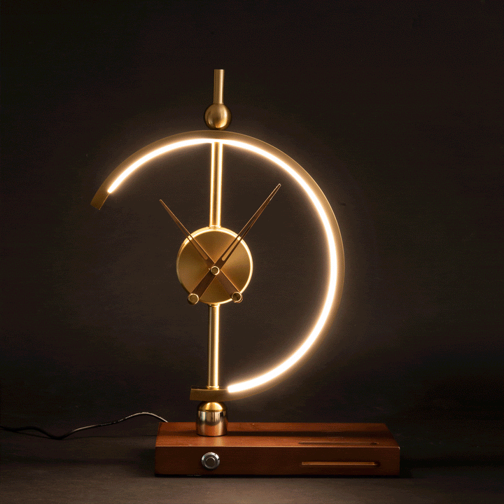 Luxury Rechargeable Lamp Clock - KyotoGlow-The Livary