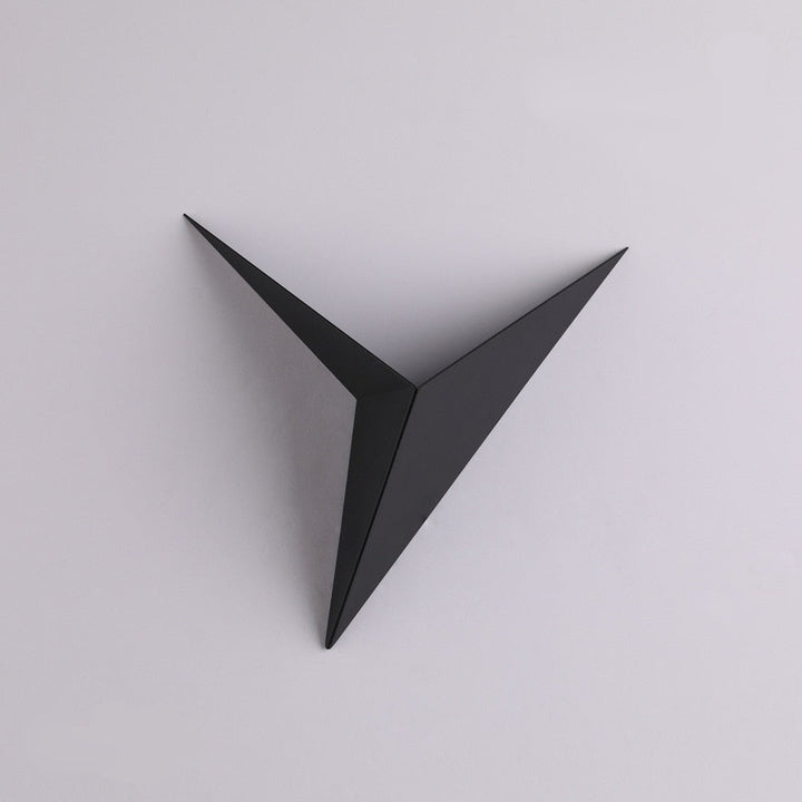 Modern Triangular Wall Lamp - TrigoLux-Black-Cool White-The Livary