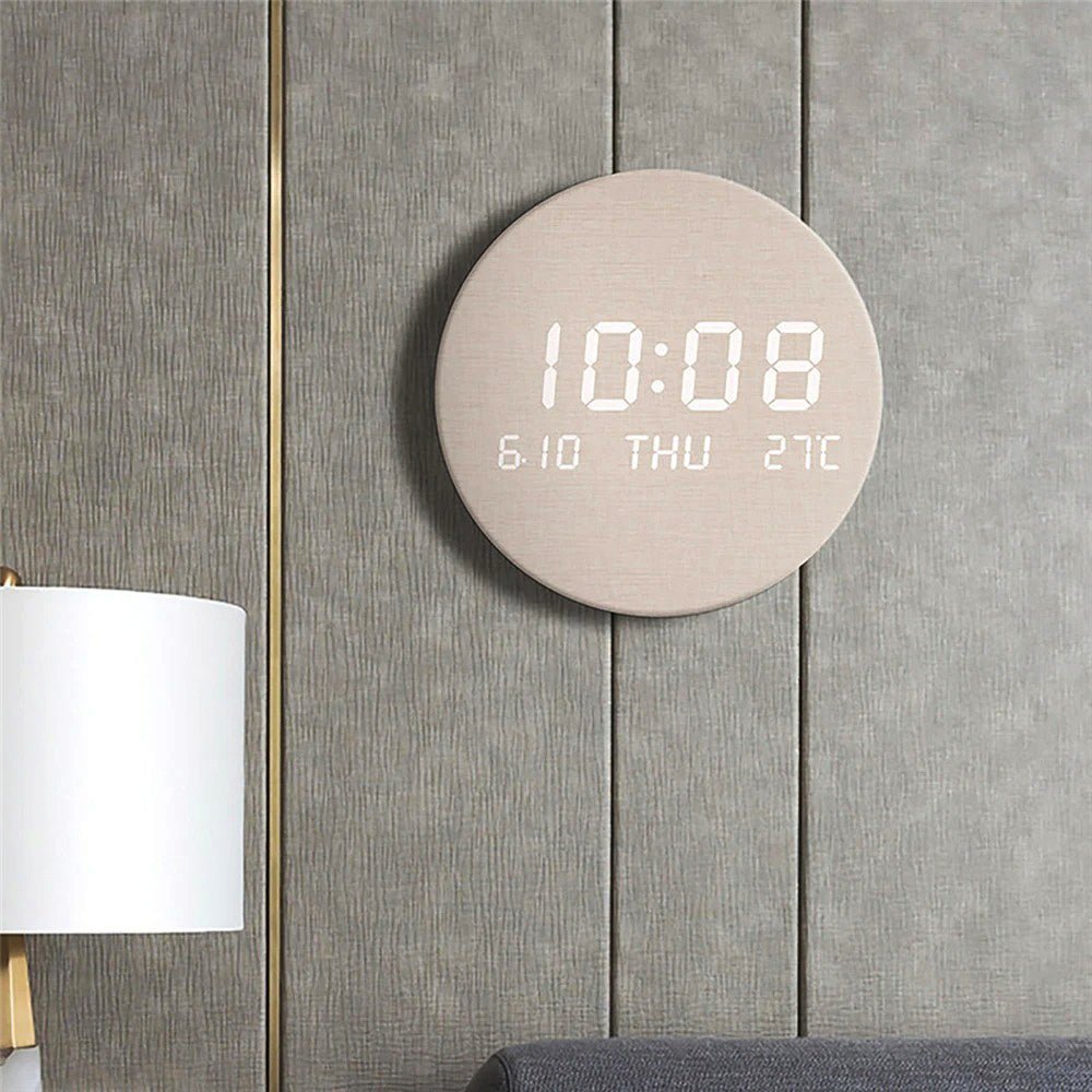 Nordic Inspired Wall Clock - Svenna-Wood-The Livary
