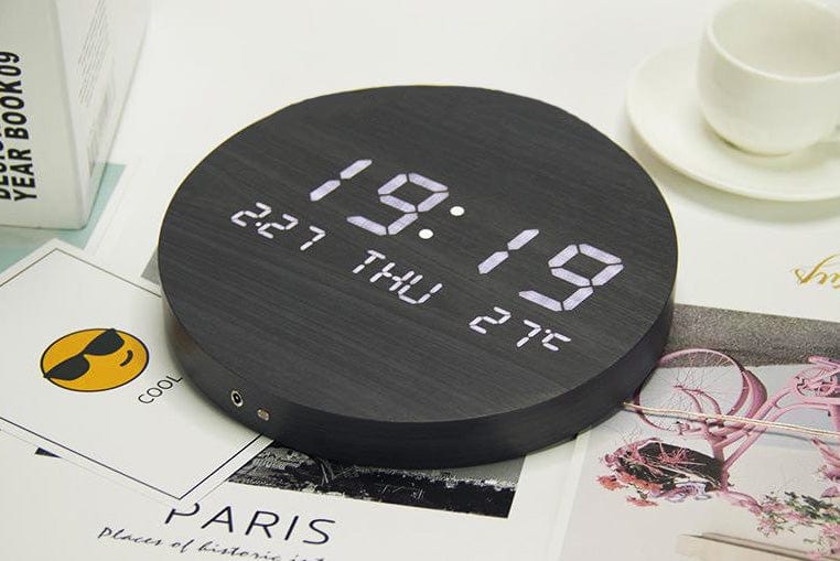 Nordic Inspired Wall Clock - Svenna-Black-The Livary