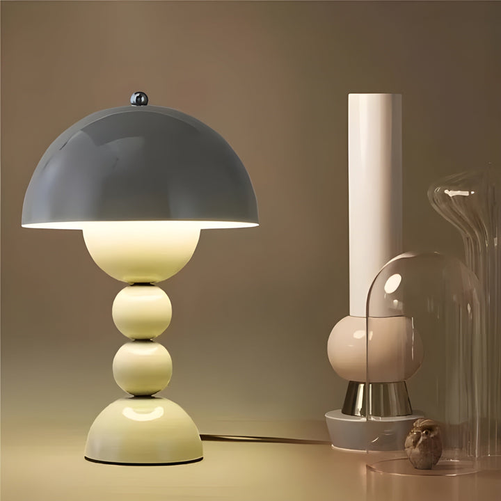 Scandinavian Design Table Lamp - FloraGlow-Black-The Livary
