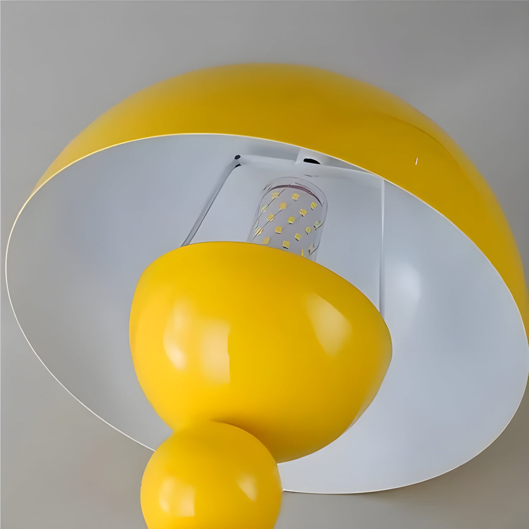 Scandinavian Design Table Lamp - FloraGlow-Black-The Livary