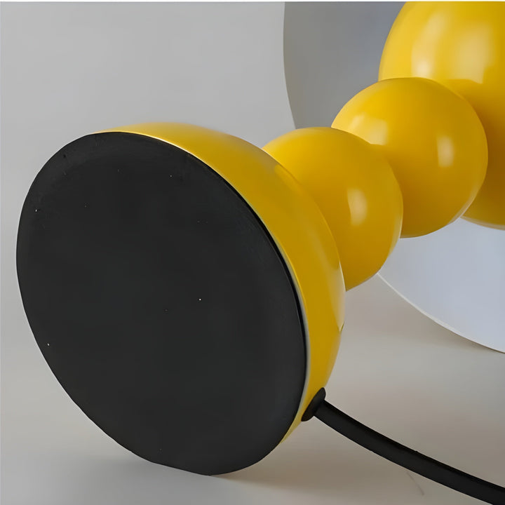 Scandinavian Design Table Lamp - FloraGlow-Black-The Livary