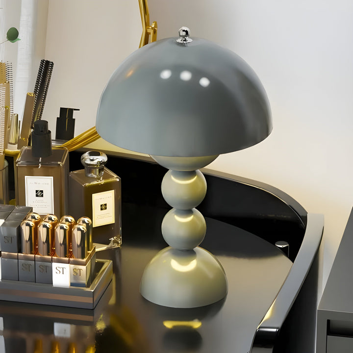 Scandinavian Design Table Lamp - FloraGlow-Black-The Livary