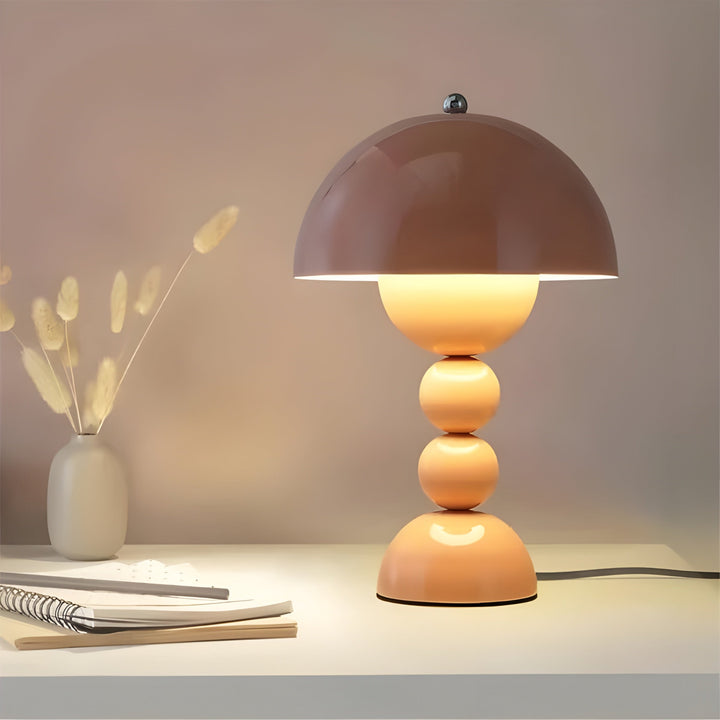 Scandinavian Design Table Lamp - FloraGlow-Black-The Livary