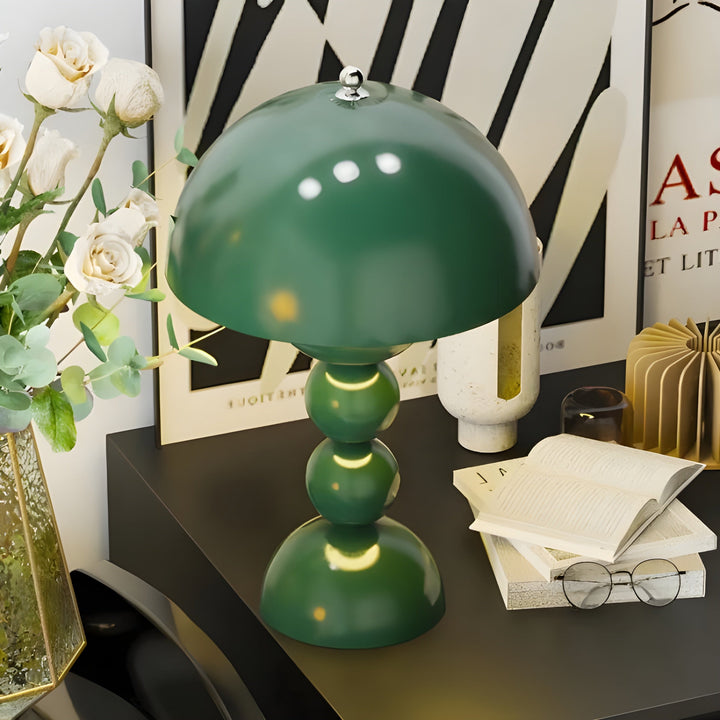 Scandinavian Design Table Lamp - FloraGlow-Black-The Livary