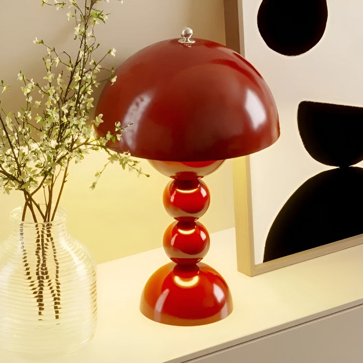 Scandinavian Design Table Lamp - FloraGlow-Black-The Livary
