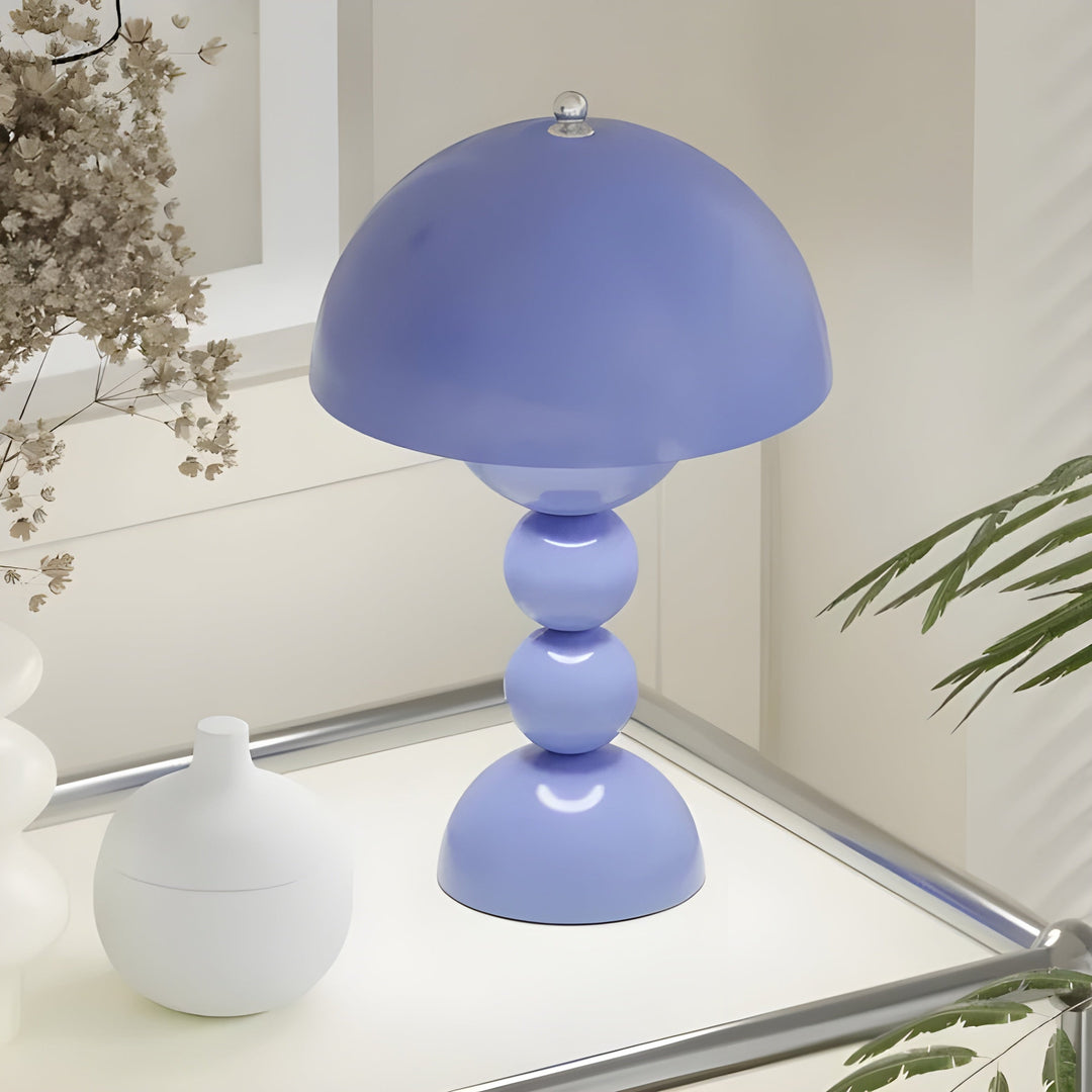 Scandinavian Design Table Lamp - FloraGlow-Black-The Livary