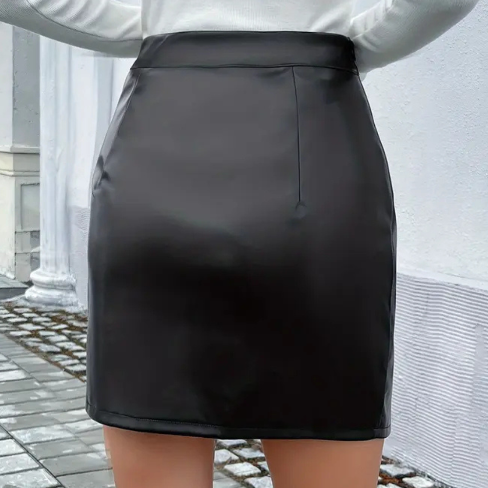 Stylish Black Skirt - Elise-XS-The Livary