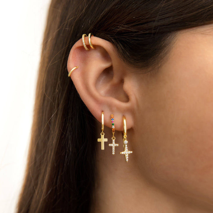 Double Ear Cuff - Clara-Silver-The Livary