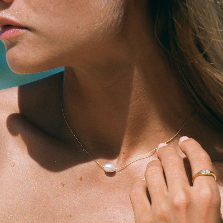 Baroque Pearl Choker - Alina-The Livary