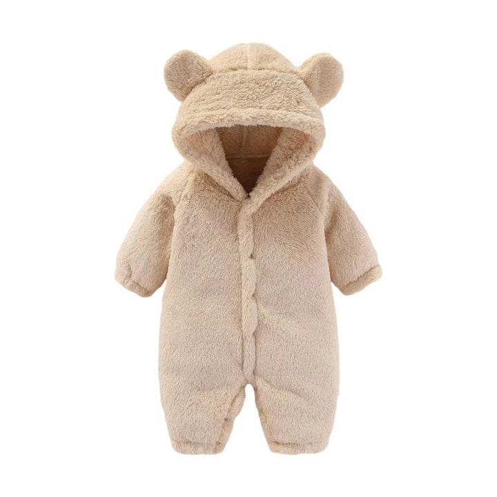 Warm Baby and Toddler Onesie – CuddleCub-Beige-0-3 months (59cm)-The Livary