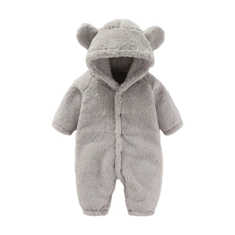 Warm Baby and Toddler Onesie – CuddleCub-Grey-0-3 months (59cm)-The Livary