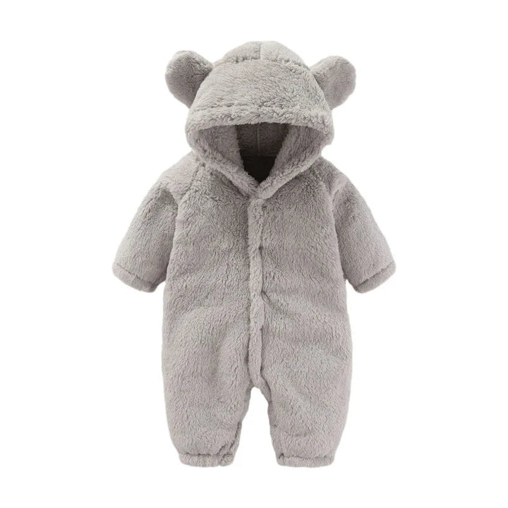 Warm Baby and Toddler Onesie – CuddleCub-Grey-0-3 months (59cm)-The Livary