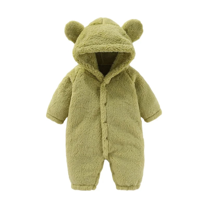 Warm Baby and Toddler Onesie – CuddleCub-Green-0-3 months (59cm)-The Livary