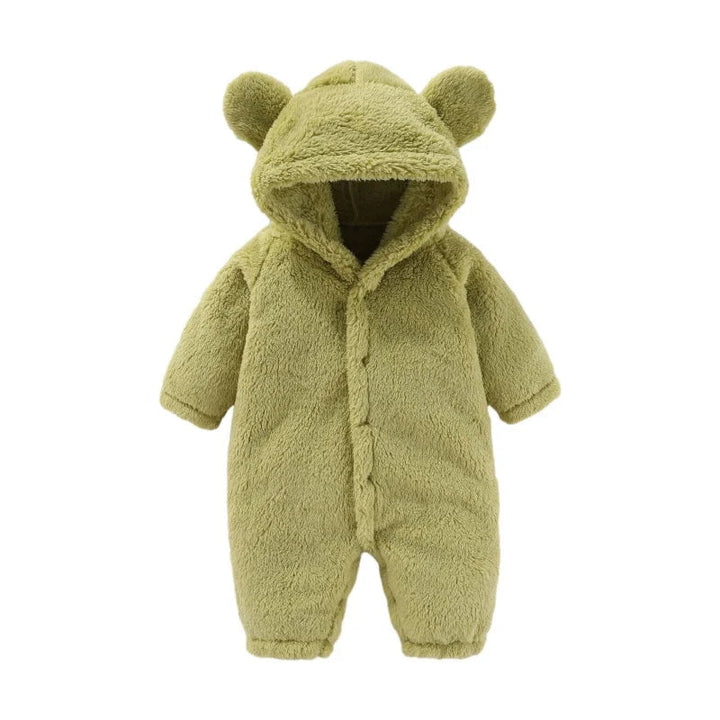 Warm Baby and Toddler Onesie – CuddleCub-Green-0-3 months (59cm)-The Livary