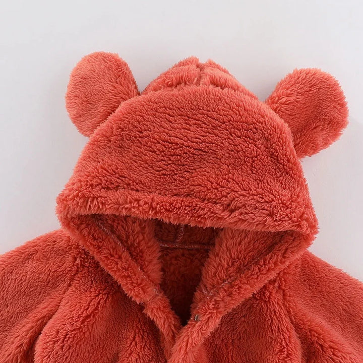 Warm Baby and Toddler Onesie – CuddleCub-Red-0-3 months (59cm)-The Livary