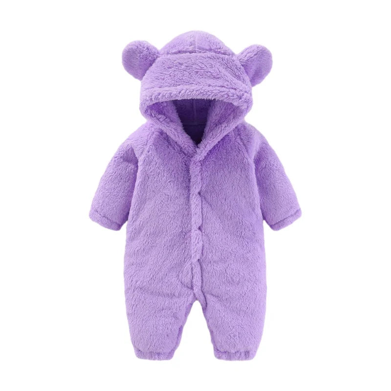 Warm Baby and Toddler Onesie – CuddleCub-Purple-0-3 months (59cm)-The Livary
