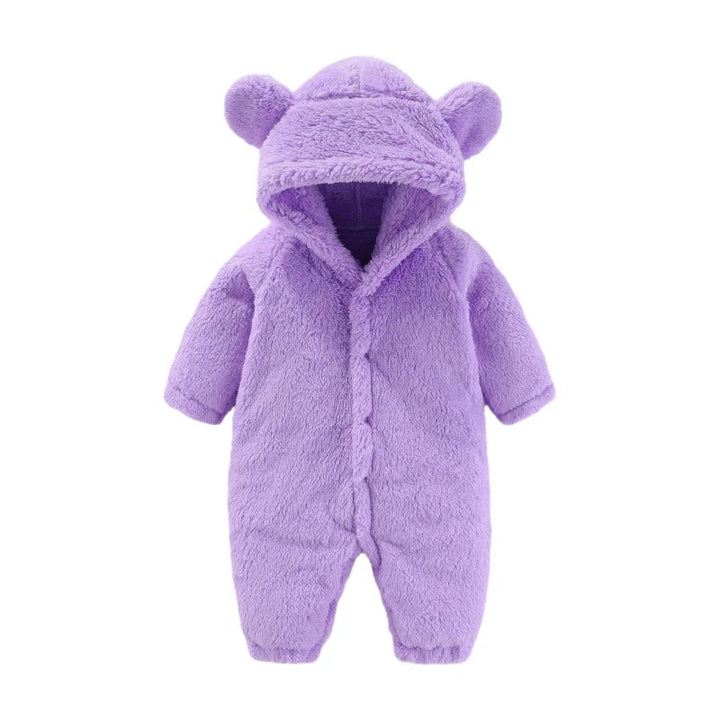 Warm Baby and Toddler Onesie – CuddleCub-Purple-0-3 months (59cm)-The Livary