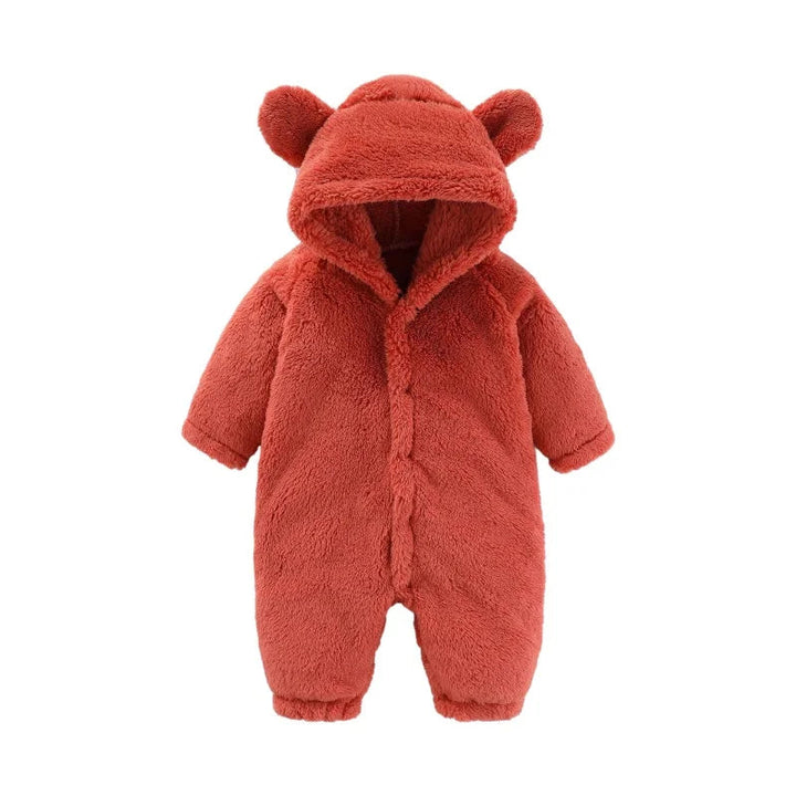 Warm Baby and Toddler Onesie – CuddleCub-Red-0-3 months (59cm)-The Livary