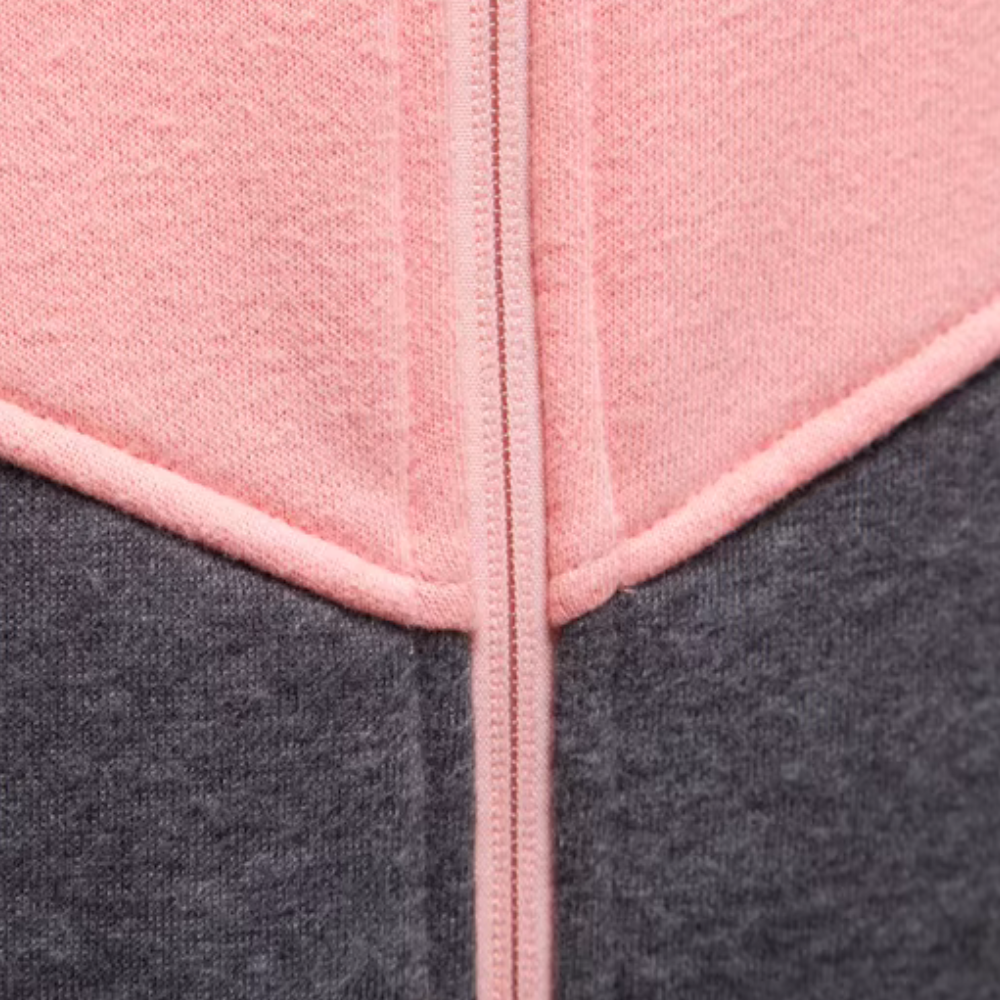 Sporty Women's Jacket with Zip - Nora-Blue-XS-The Livary