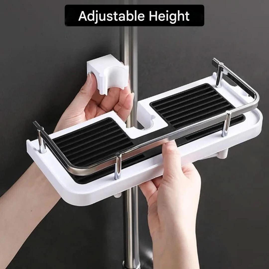 Pons-free Multifunctional Storage Rack - Clixor-White-The Livary