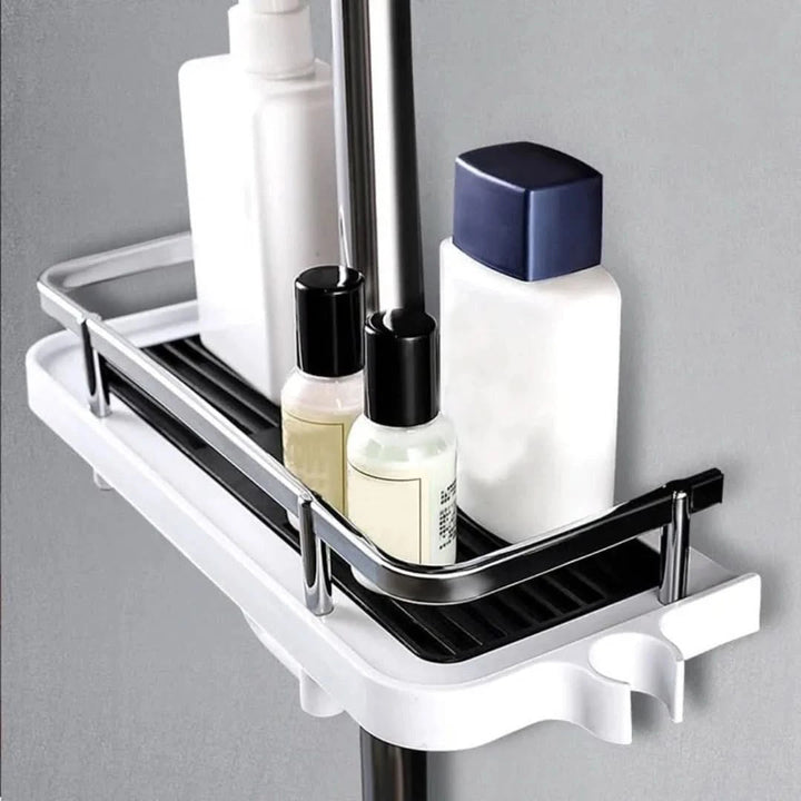 Pons-free Multifunctional Storage Rack - Clixor-White-The Livary