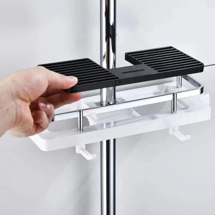 Pons-free Multifunctional Storage Rack - Clixor-White-The Livary