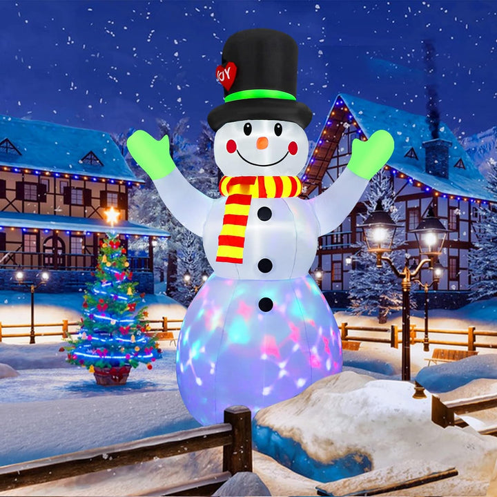 Inflatable Lighted Snowman (8.85 inches) - Lotte-The Livary