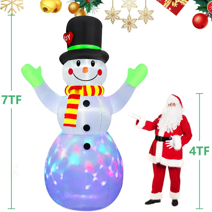 Inflatable Lighted Snowman (8.85 inches) - Lotte-The Livary