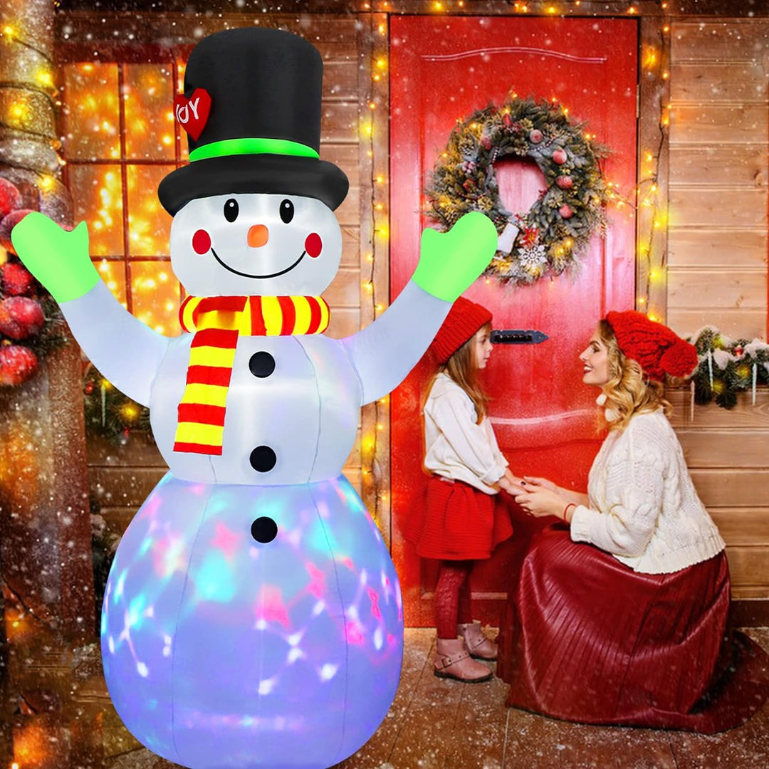 Inflatable Lighted Snowman (8.85 inches) - Lotte-The Livary