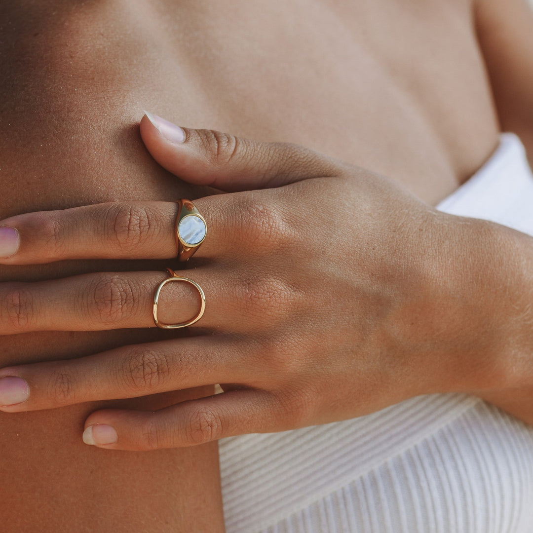 Oval Ring - Noa-5-Gold-The Livary