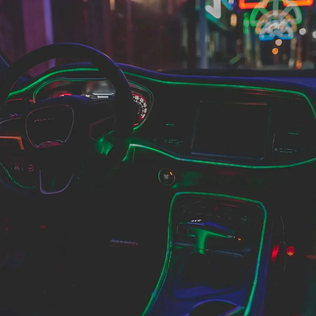 RGB Interior Lighting for Car - GlowLine-Light blue-The Livary