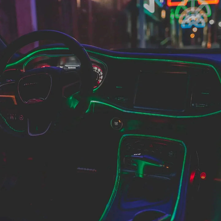 RGB Interior Lighting for Car - GlowLine-Light blue-The Livary