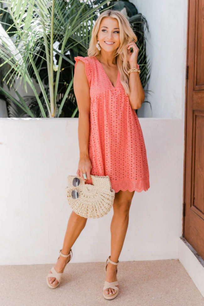 Light & Comfortable 2-in-1 Summer Dress with Pockets – Liana-Orange-XS-The Livary