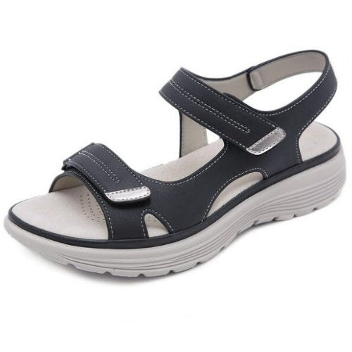 Arch Support Sandals | Orthopedic Comfort-Black-3.5-The Livary