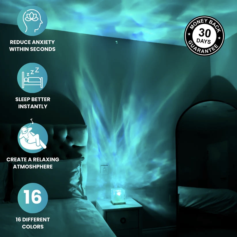 Atmospheric Lamp & Projector – WaveLoom-Drop-The Livary