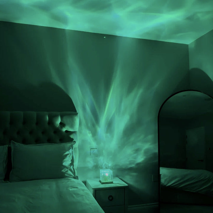 Atmospheric Lamp & Projector – WaveLoom-Square-The Livary