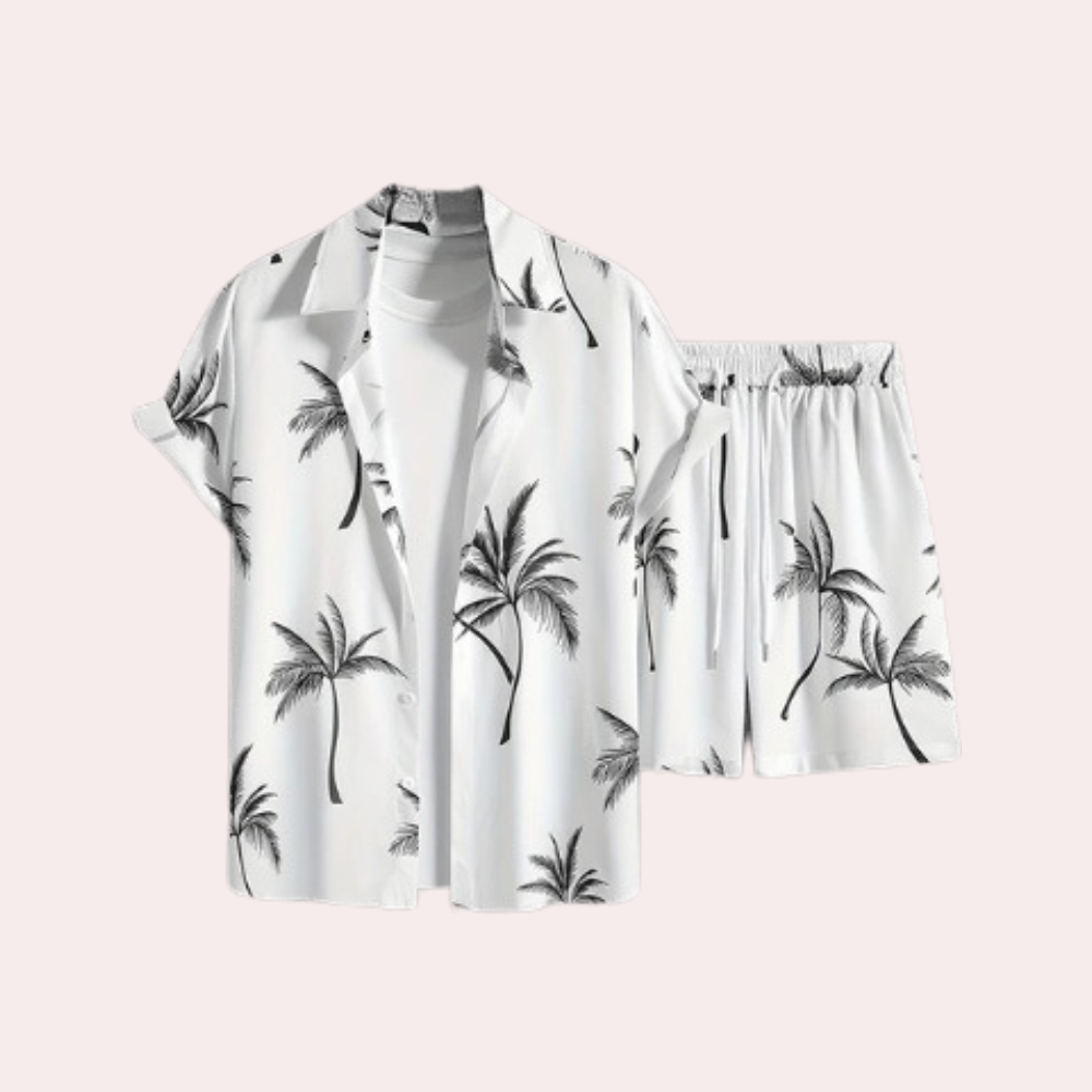 Light Summer Set for Men - Elias-White-S-The Livary