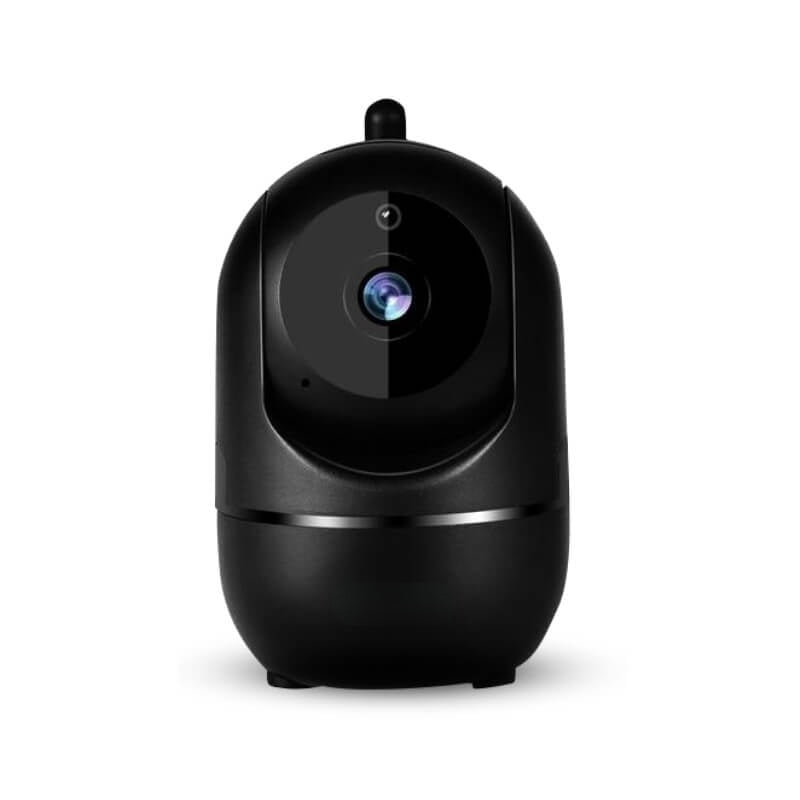 Rotating WiFi Indoor Camera – HomeView Mini-Black-1-The Livary