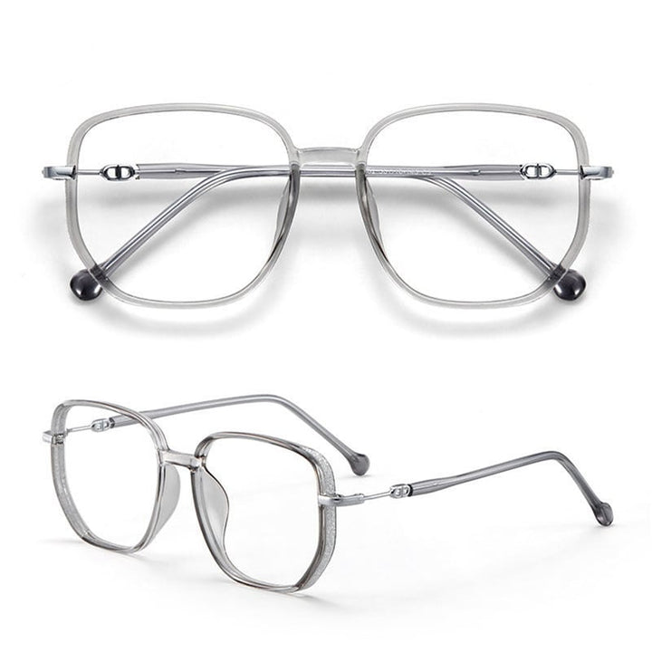 Multifocal Anti-Blue Light Reading Glasses - Livia-Gold-1-The Livary
