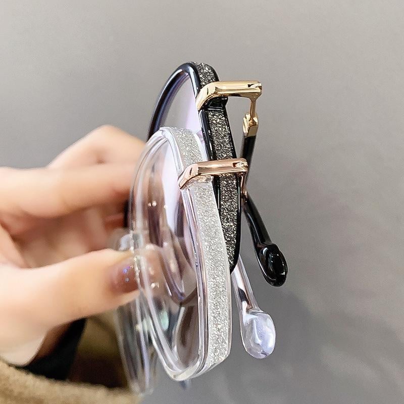 Multifocal Anti-Blue Light Reading Glasses - Livia-Gold-1-The Livary