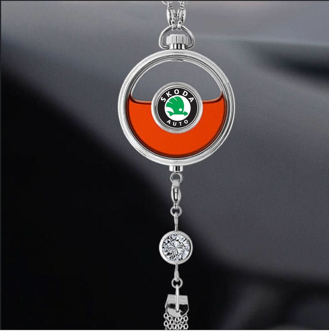 Car Brand Personalized Car Perfume Holder - ScentRide-Lavender 2 Pieces-Audi-The Livary
